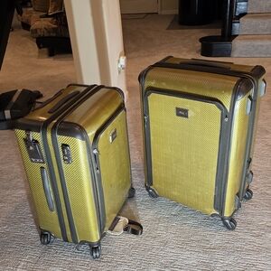 Tumi Gold Luggage Set